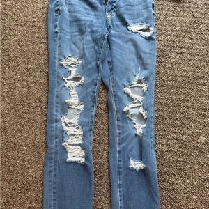 American Eagle Outfitters Distressed Blue Jeans
